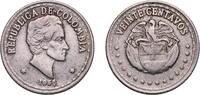 1956 Casa de Moneda de Colombia Colombia Republic 1956 20 Centavos Copper-nickel (75% Copper, 25% Nickel) Casa de Moneda de Colombia Mint (397780...