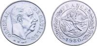 France France 1980 Medal - General Charles de Gaulle Silver (.925) Paris Mint (20000) 6.46g UNC -