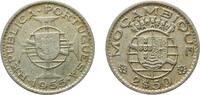 Mozambique 2.5 Escudos Mozambique Portuguese Overseas Province 1955 2.50 Escudos Copper-nickel (4000000) 3.47g VF KM 78 Schön 22 -