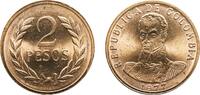 Colombia 2 Pesos Colombia Republic 1977 2 Pesos Copper-nickel (92% Copper, 8% Nickel) Casa de Moneda de Colombia Mint (76661000) 7.73g UNC KM 26 -
