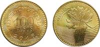 Colombia 100 Pesos Colombia Republic 2016 100 Pesos Brass plated steel (449300000) 3.26g UNC KM 296 Hernández 651 Restrepo 445A -