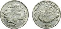 1959 Casa de Moneda de Colombia Colombia Republic 1959 10 Centavos Copper-nickel Casa de Moneda de Colombia Mint (36653000) 2.54g UNC KM 212.2 Re...
