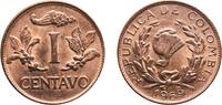 Colombia 1 Centavo Colombia Republic 1969 1 Centavo Copper plated steel (90% Steel, 10% Copper) Casa de Moneda de Colombia Mint (6870000) 2.02g UNC -
