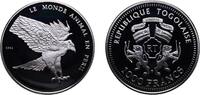 Togo 1000 Francs CFA Togo Republic 2004 1000 Francs CFA (Endangered wildlife) Silver (.999) 20g PF KM 106 -