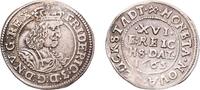 Denmark 1⁄16 Thaler Denmark City of Glückstadt Danish Territory 1665 1⁄16 Thaler - Frederik III (Roman style bust) Silver (.812) Glückstadt, Schlesw -