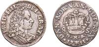 Denmark 8 Skilling Danske Denmark City of Glückstadt Danish Territory 1711 8 Skilling Dansk - Frederik IV (Type II) Silver (.562) Glückstadt, Schleswig-Ho -