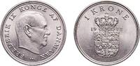 Denmark 1 Krone Denmark Kingdom 1972 S♥S 1 Krone - Frederik IX Copper-nickel (75% copper, 25% nickel) Copenhagen Mint (21019111) 6.75g UNC KM 85 -