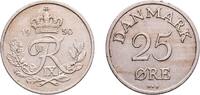 Denmark 25 Øre Denmark Kingdom 1950 N♥S 25 Øre - Frederik IX Copper-nickel (75% Copper, 25% Nickel) Copenhagen Mint (13771162) 4.58g AU KM 842. -