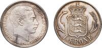 Denmark 1 Krone Denmark Kingdom 1915 VBP;AH 1 Krone - Christian X Silver (.800) Copenhagen Mint (1410000) 7.49g AU KM 819 -