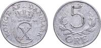 Denmark 5 Øre Denmark Kingdom 1941 N♥S 5 Øre - Christian X (German Occupation) Aluminium Royal Danish Mint (Den Kongelige Mønt) (16984000) 2.3 -