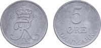 Denmark 5 Øre Denmark Kingdom 1963 C♥;S 5 Øre - Frederik IX Zinc Royal Danish Mint (Den Kongelige Mønt) (8980040) 6.42g UNC KM 843.2 DNF 3.13 -