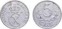 Denmark 5 Øre Denmark Kingdom 1941 N♥S 5 Øre - Christian X (German Occupation) Aluminium Royal Danish Mint (Den Kongelige Mønt) (16984000) 2.3 -