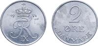 Denmark 2 Øre Denmark Kingdom 1971 C♥S 2 Øre - Frederik IX Zinc Royal Danish Mint (Den Kongelige Mønt) (35810560) 3.2g UNC KM 840.2 DNF 2.13.1 -