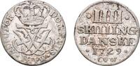 Denmark 4 Skilling Denmark Kingdom 1729 4 Skilling Dansk - Frederik IV Billon (.312 silver) Copenhagen Mint 2.53g XF KM 526 -
