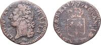France 1 Sol France Kingdom 1779 N 1 Sol - Louis XVI Copper Montpellier Mint (1232180) 5.92g F Dy royales 1714 KM 578 Gad R2 350 Ciani Royal -