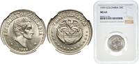 1959 Casa de Moneda de Colombia Colombia Republic 1959 20 Centavos Copper-nickel (75% Copper, 25% Nickel) Casa de Moneda de Colombia Mint (447790...