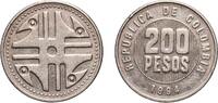 Colombia 200 Pesos Colombia Republic 1994 200 Pesos Nickel brass (65% Copper, 20% Zinc, 15% Nickel) Fábrica de Moneda de Ibagué Mint (115000000) 7. -
