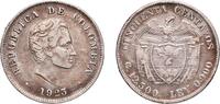 Colombia 50 Centavos Colombia Republic 1923 50 Centavos Silver (.900) Medellin Mint (150000) 12.33g XF KM 193 Restrepo 414-415 -