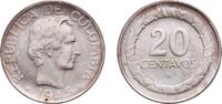 Colombia 20 Centavos Colombia Republic 1945 B 20 Centavos Silver (.500) Bogota Mint (1675000) 4.89g XF KM 208 Restrepo 389 Hernández 453-460 -