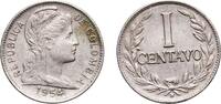 Colombia 1 Centavo Colombia Republic 1954 B 1 Centavo (Liberty) Nickel clad steel Bogota Mint (5080000) 1.97g AU KM 275a Schön 12a Hernández 331 R -