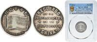 Peru Peru Republic 1912 Medal - Proclamation of the ROC 15 Junio 1912, Peru/Chinese Commemoration Silver PCGS XF 45 Top Pop -