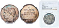 France France ND chambre syndicale du commerce d 'exportation Wonderful patina Silver (.950) 20.19g NGC MS 64 -