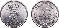 Denmark 10 Øre Denmark Kingdom 1972 S♥S 10 Øre - Frederik IX Copper-nickel (75% Copper, 25% Nickel) Copenhagen Mint (46958607) 3.05g UNC KM 849 -