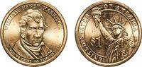 United States 1 Dollar United States Federal republic 2009 D 1 Dollar (William Henry Harrison) Manganese brass clad copper Denver Mint (43260000) 8.04g -