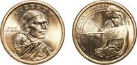 United States 1 Dollar United States Federal republic 2014 D 1 Dollar Native American Dollar (Lewis and Clark Expedition) Manganese brass clad copper -