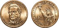United States 1 Dollar United States Federal republic 2010 D 1 Dollar (Millard Fillmore) Manganese brass clad copper Denver Mint (36960000) 8g UNC PCGS -