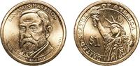 United States 1 Dollar United States Federal republic 2012 P 1 Dollar (Benjamin Harrison) Manganese brass clad copper Philadelphia Mint (5682000) 8g UN -