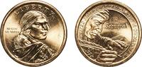 United States 1 Dollar United States Federal republic 2017 D 1 Dollar Native American Dollar (Sequoyah of the Cherokee Nation) Manganese brass clad c -