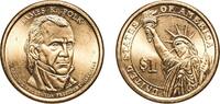 United States 1 Dollar United States Federal republic 2009 D 1 Dollar (James K. Polk) Manganese brass clad copper Denver Mint (41720000) 8g UNC PCGS 40 -