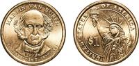 United States 1 Dollar United States Federal republic 2008 D 1 Dollar (Martin Van Buren) Manganese brass clad copper Denver Mint (51520000) 8.03g UNC P -