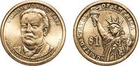 United States 1 Dollar United States Federal republic 2013 P 1 Dollar (William Howard Taft) Manganese brass clad copper Philadelphia Mint (4760000) 8g -