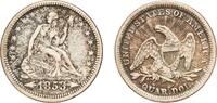 United States ¼ Dollar United States Federal republic 1853 ¼ Dollar Seated Liberty Quarter (without motto, with rays and date arrows) Silver (.900) ( -