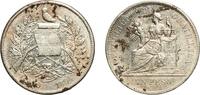 1894 Casa de Moneda de Guatemala Guatemala Republic 1894 1 Peso With traces of luster Silver (.900) (Copper .100) Casa de Moneda de Guatemala Min...
