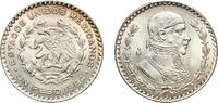 1964 Mo Casa de Moneda de México Mexico United Mexican States 1964 Mo 1 Peso Billon (.100 silver) (Copper .700, Nickel .100, Zinc .100) Casa de M...