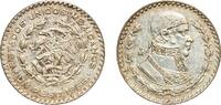 1966 Mo Casa de Moneda de México Mexico United Mexican States 1966 Mo 1 Peso Billon (.100 silver) (Copper .700, Nickel .100, Zinc .100) Casa de M...