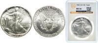 United States 1 Dollar United States Federal republic 1989 1 Dollar American Silver Eagle (Bullion Coin) Silver (.999) San Francisco Mint (1165282) 3 -