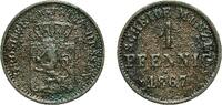 Grand Duchy of Hesse-Darmstadt 1 Pfennig 1867 Darmstadt Mint Germany Gra... 5.09 US$  +  17.34 US$ shipping