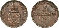 Kingdom of Prussia 3 Pfenninge 1868 A Berlin Mint Germany Kingdom of Pru... 10.17 US$  +  17.34 US$ shipping