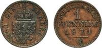 Kingdom of Prussia 1 Pfennig 1871 C Frankfurt am Main Mint Germany Kingd... 7.63 US$  +  17.34 US$ shipping