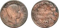 Grand Duchy of Baden 1 Kreuzer 1856 Staatliche M&uuml;nze Baden-W&uuml;rt Germany ... 5.09 US$  +  17.34 US$ shipping