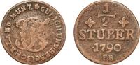 J&uuml;lich-Berg, Duchy of &frac12; St&uuml;ber 1790 D&uuml;sseldorf Mint Germany J&uuml;lich-Berg,... 12.72 US$  +  17.34 US$ shipping