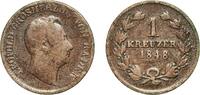Grand Duchy of Baden 1 Kreuzer 1848 Staatliche M&uuml;nze Baden-W&uuml;rt Germany ... 7.63 US$  +  17.34 US$ shipping