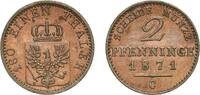 Kingdom of Prussia 2 Pfenninge 1871 C Frankfurt am Main Mint Germany Kin... 15.26 US$  +  17.34 US$ shipping