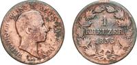 Grand Duchy of Baden 1 Kreuzer 1856 Staatliche M&uuml;nze Baden-W&uuml;rt Germany ... 5.09 US$  +  17.34 US$ shipping