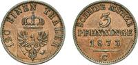 Kingdom of Prussia 3 Pfenninge 1873 C Frankfurt am Main Mint Germany Kin... 19.08 US$  +  17.34 US$ shipping