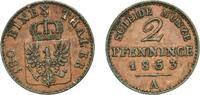 Kingdom of Prussia 2 Pfenninge 1853 A Berlin Mint Germany Kingdom of Pru... 10.17 US$  +  17.34 US$ shipping